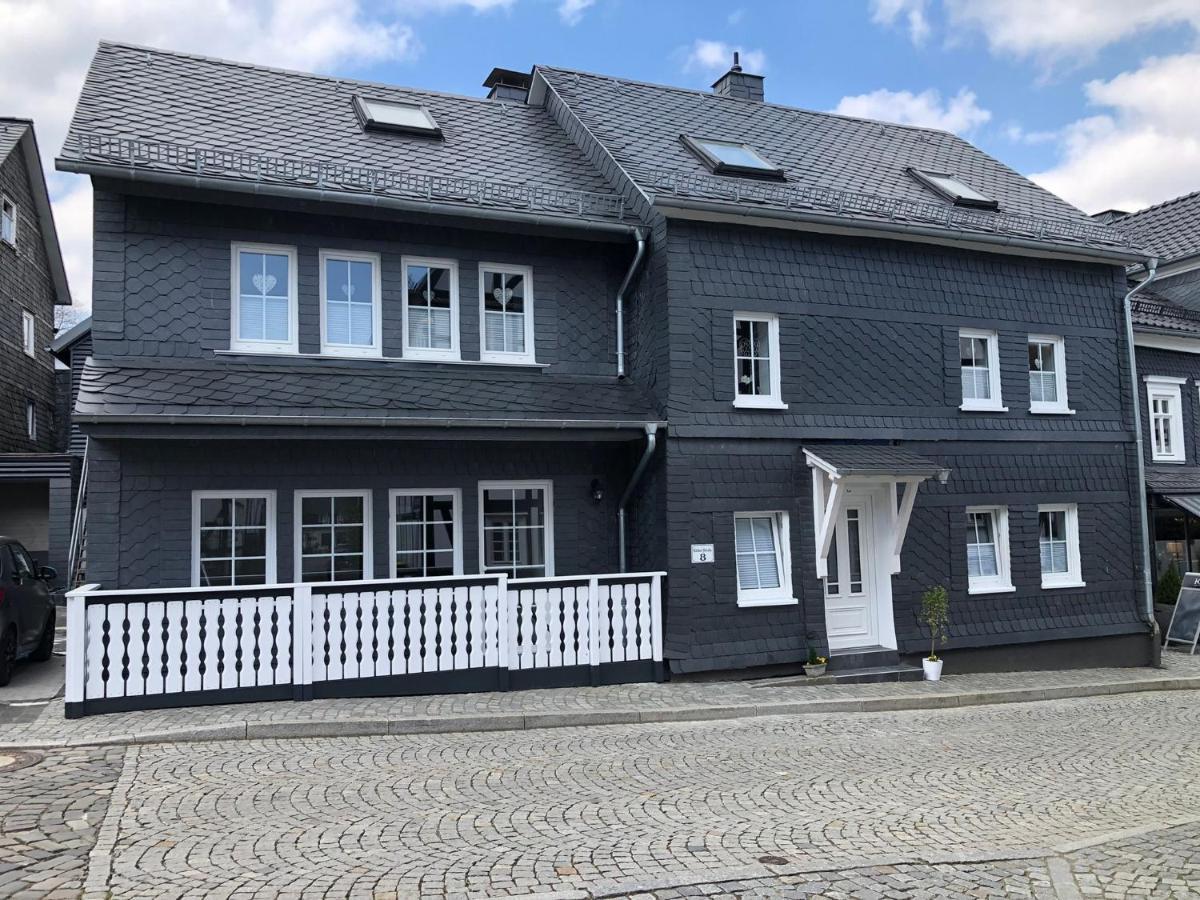 Ferienwohnung " Zum Flecker Haeuschen" In Der Altstadt Freudenberg ฟรอยเดนแบร์ก ภายนอก รูปภาพ