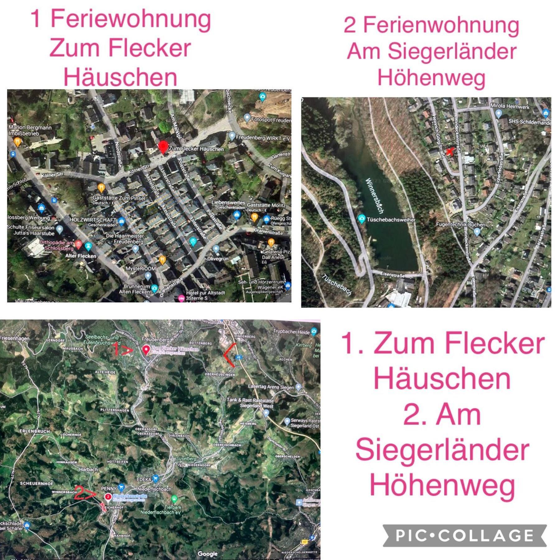 Ferienwohnung " Zum Flecker Haeuschen" In Der Altstadt Freudenberg ฟรอยเดนแบร์ก ภายนอก รูปภาพ